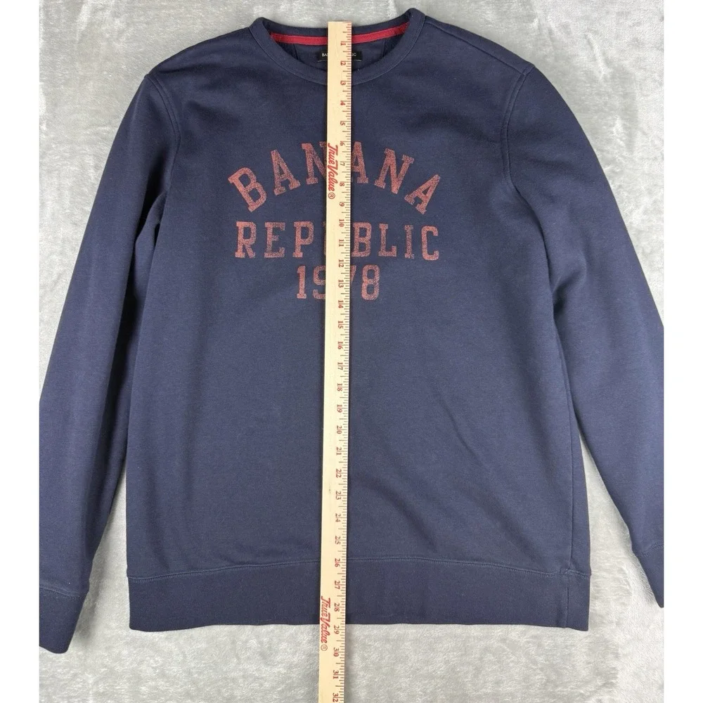Banana Republic 1978 Crewneck Sweatshirt Navy Blue XL Tall